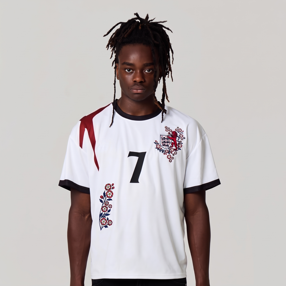 ENGLAND EMBROIDERED JERSEY