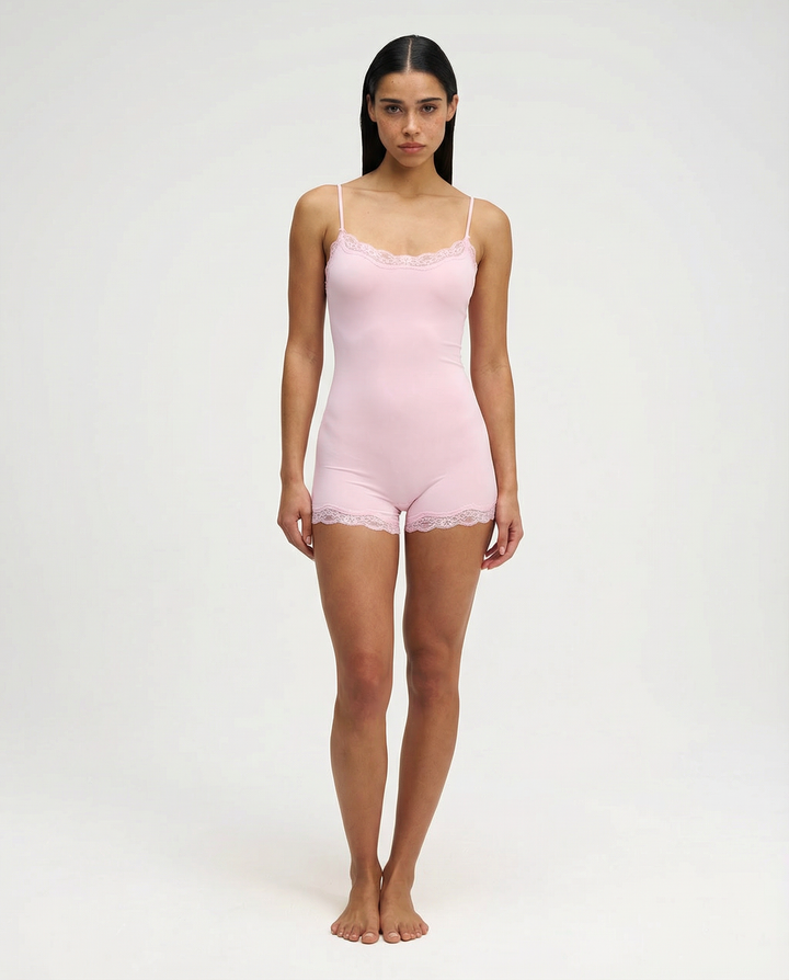 Satin Sleep Romper