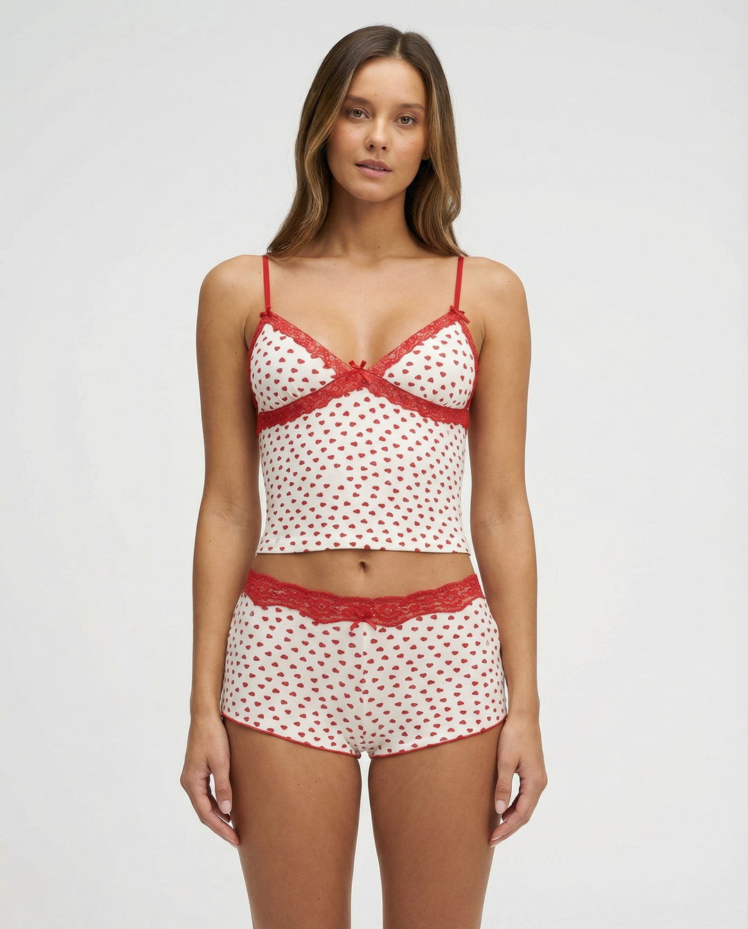 Cherry Print Lounge Set