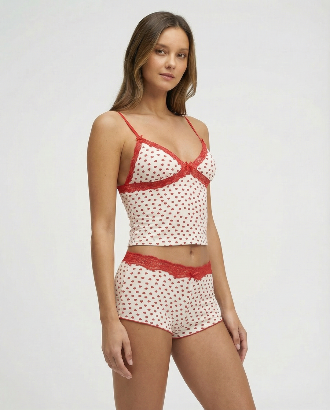 Cherry Print Lounge Set